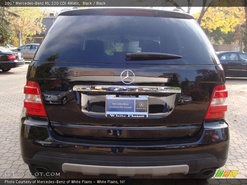 Black / Black 2007 Mercedes-Benz ML 320 CDI 4Matic