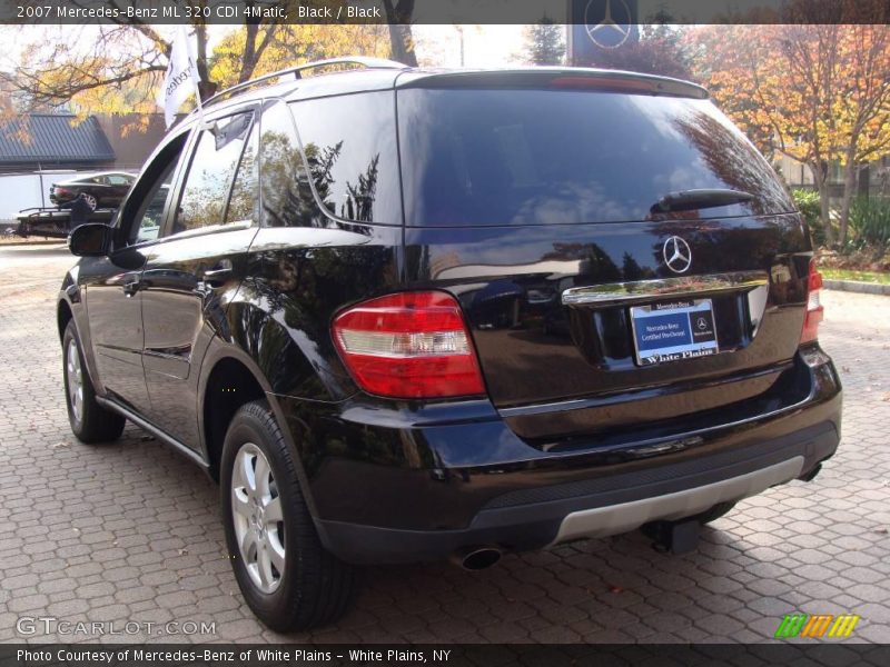 Black / Black 2007 Mercedes-Benz ML 320 CDI 4Matic