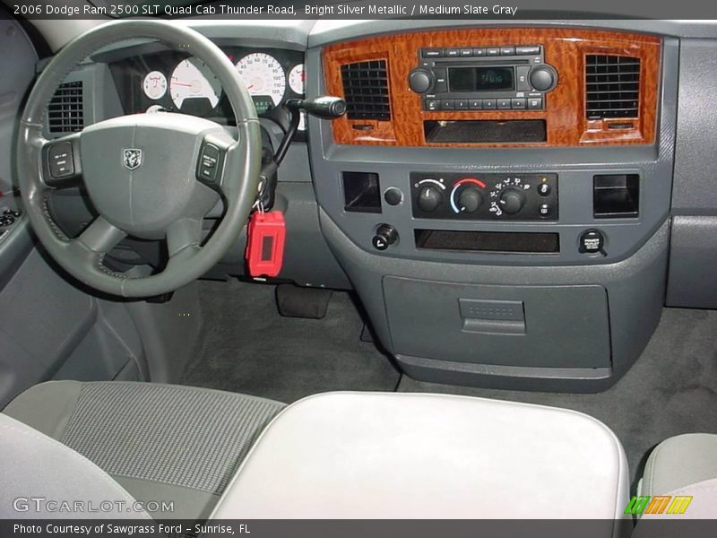 Bright Silver Metallic / Medium Slate Gray 2006 Dodge Ram 2500 SLT Quad Cab Thunder Road