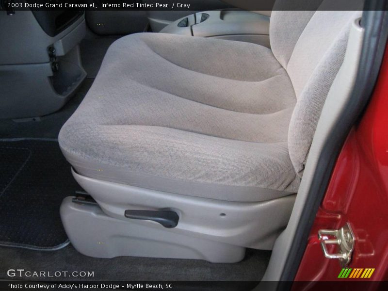 Inferno Red Tinted Pearl / Gray 2003 Dodge Grand Caravan eL