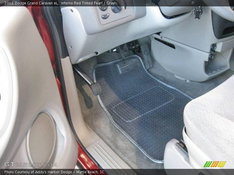 Inferno Red Tinted Pearl / Gray 2003 Dodge Grand Caravan eL