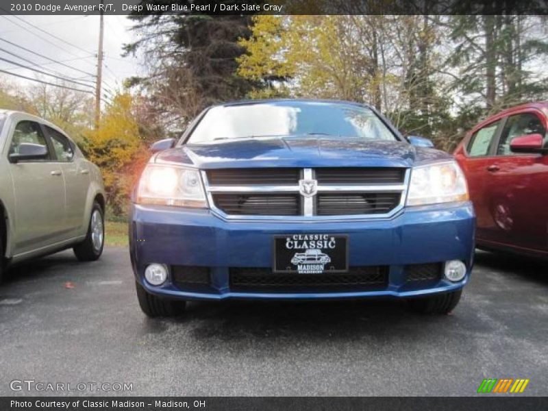 Deep Water Blue Pearl / Dark Slate Gray 2010 Dodge Avenger R/T