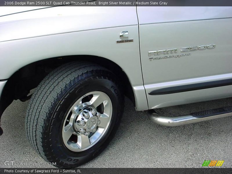 Bright Silver Metallic / Medium Slate Gray 2006 Dodge Ram 2500 SLT Quad Cab Thunder Road