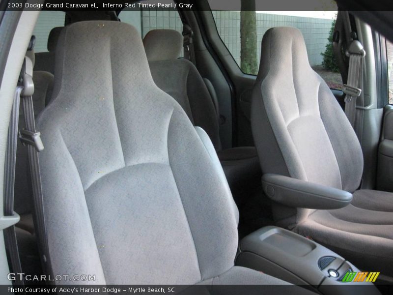 Inferno Red Tinted Pearl / Gray 2003 Dodge Grand Caravan eL