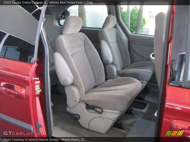 Inferno Red Tinted Pearl / Gray 2003 Dodge Grand Caravan eL