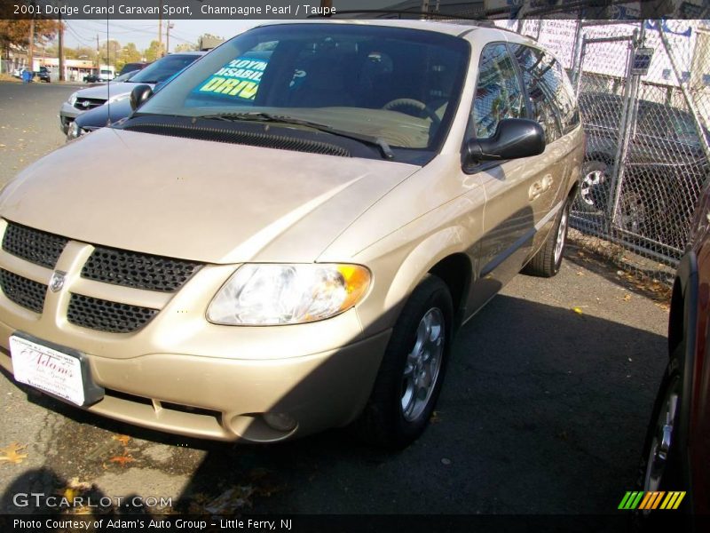 Champagne Pearl / Taupe 2001 Dodge Grand Caravan Sport