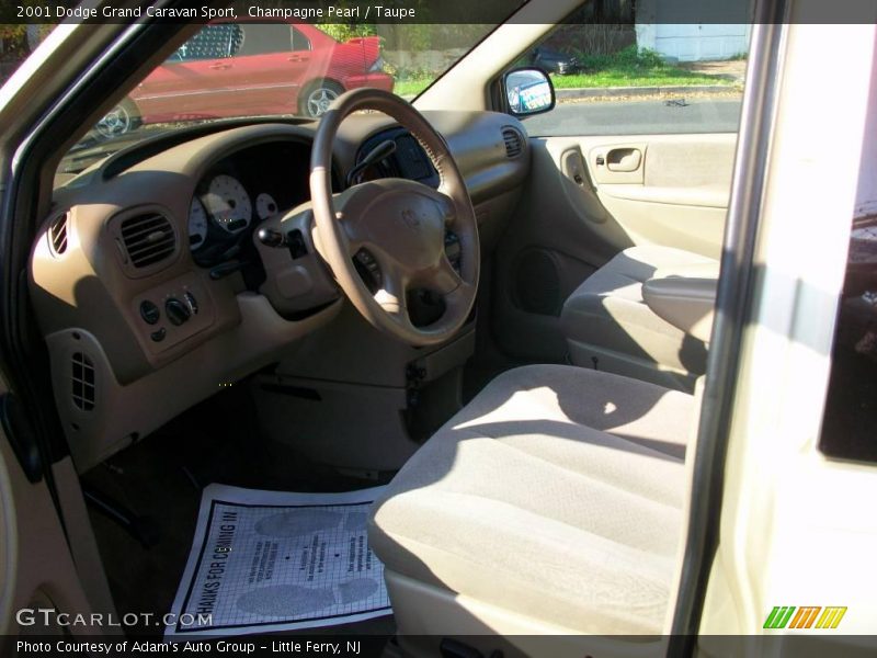 Champagne Pearl / Taupe 2001 Dodge Grand Caravan Sport