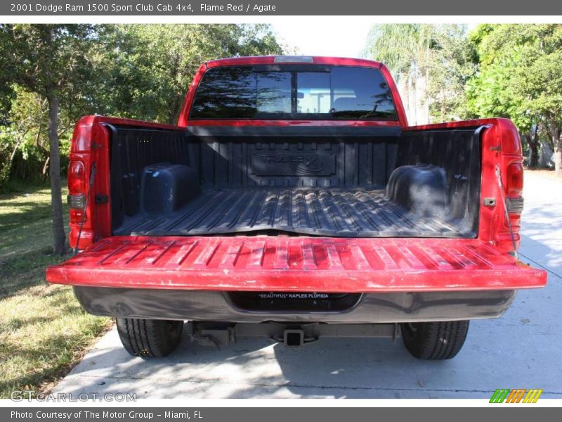 Flame Red / Agate 2001 Dodge Ram 1500 Sport Club Cab 4x4