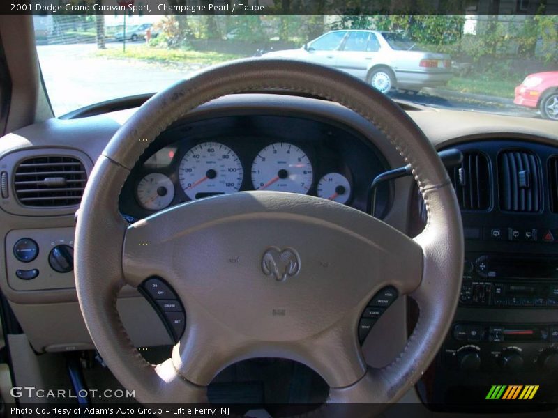 Champagne Pearl / Taupe 2001 Dodge Grand Caravan Sport