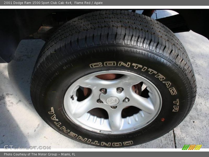 Flame Red / Agate 2001 Dodge Ram 1500 Sport Club Cab 4x4
