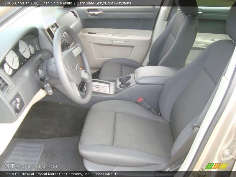 Linen Gold Metallic / Dark Slate Gray/Light Graystone 2006 Chrysler 300