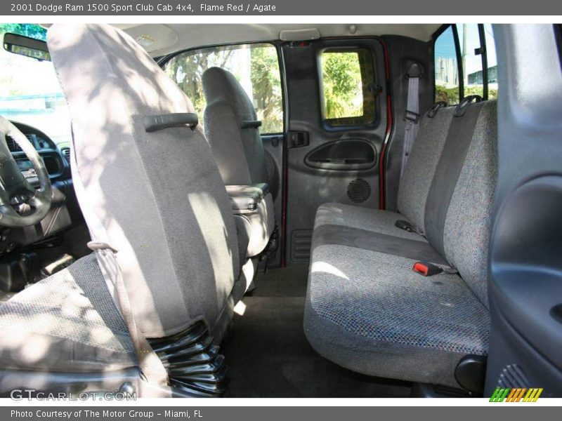 Flame Red / Agate 2001 Dodge Ram 1500 Sport Club Cab 4x4