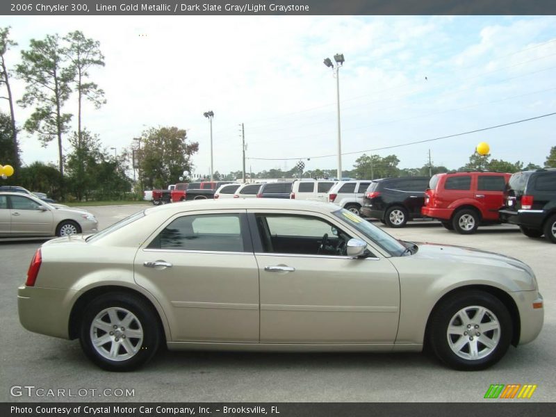 Linen Gold Metallic / Dark Slate Gray/Light Graystone 2006 Chrysler 300