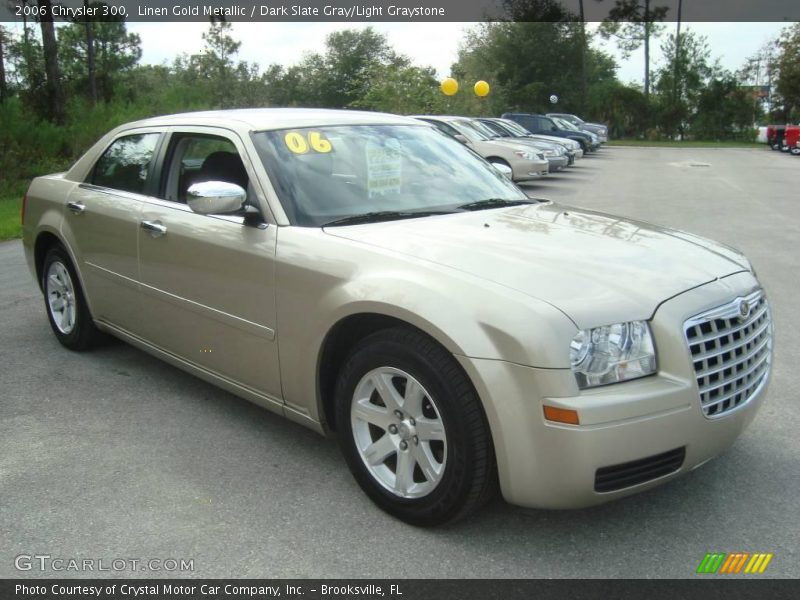 Linen Gold Metallic / Dark Slate Gray/Light Graystone 2006 Chrysler 300