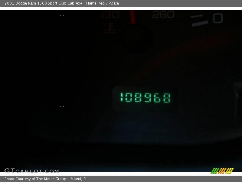 Flame Red / Agate 2001 Dodge Ram 1500 Sport Club Cab 4x4