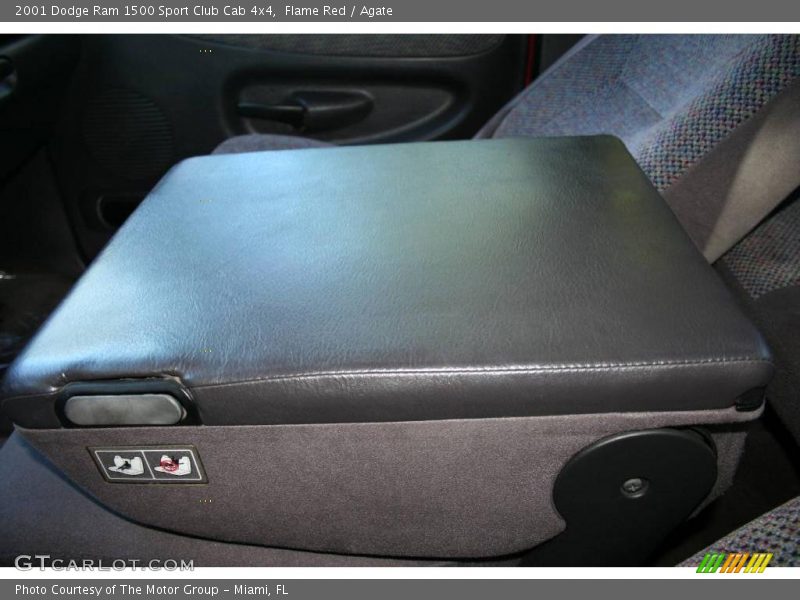 Flame Red / Agate 2001 Dodge Ram 1500 Sport Club Cab 4x4