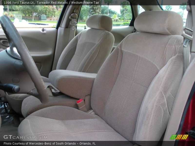 Toreador Red Metallic / Medium Prairie Tan 1998 Ford Taurus LX