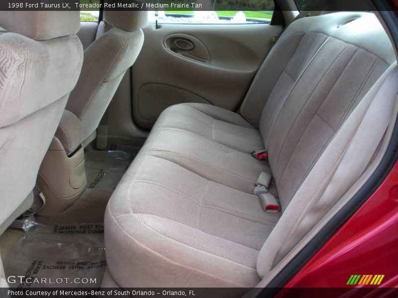 Toreador Red Metallic / Medium Prairie Tan 1998 Ford Taurus LX