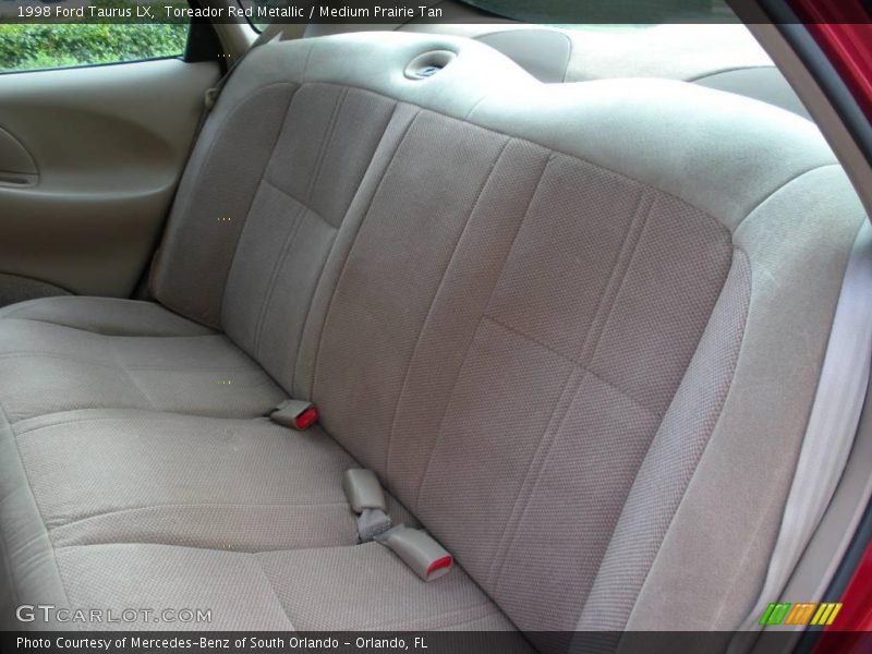 Toreador Red Metallic / Medium Prairie Tan 1998 Ford Taurus LX