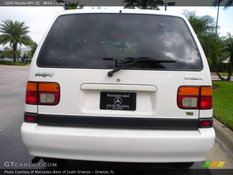 White / Gray 1996 Mazda MPV ES