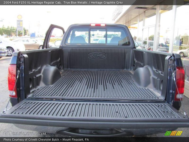 True Blue Metallic / Heritage Graphite Grey 2004 Ford F150 XL Heritage Regular Cab