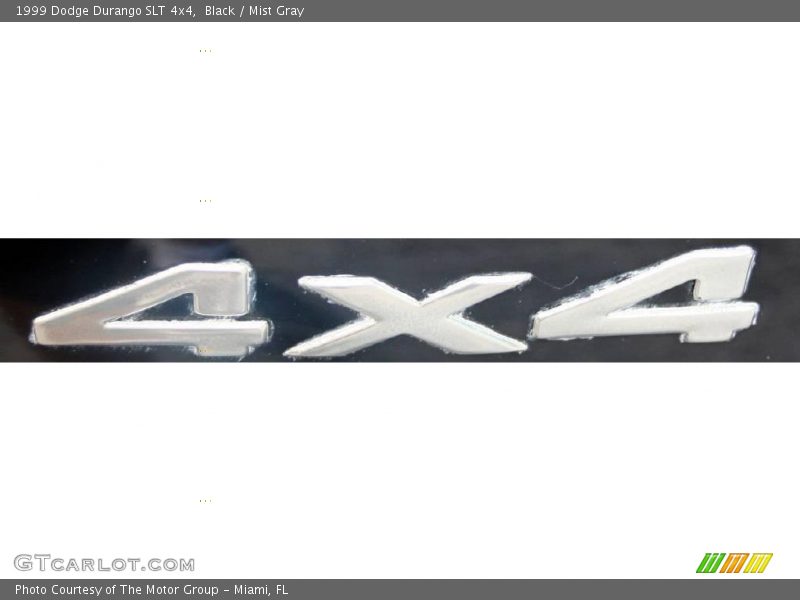 Black / Mist Gray 1999 Dodge Durango SLT 4x4