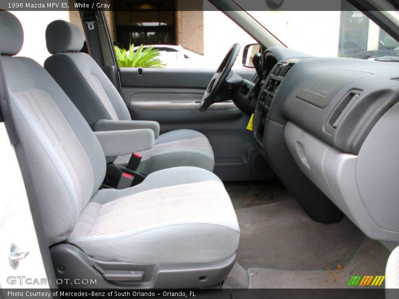 White / Gray 1996 Mazda MPV ES