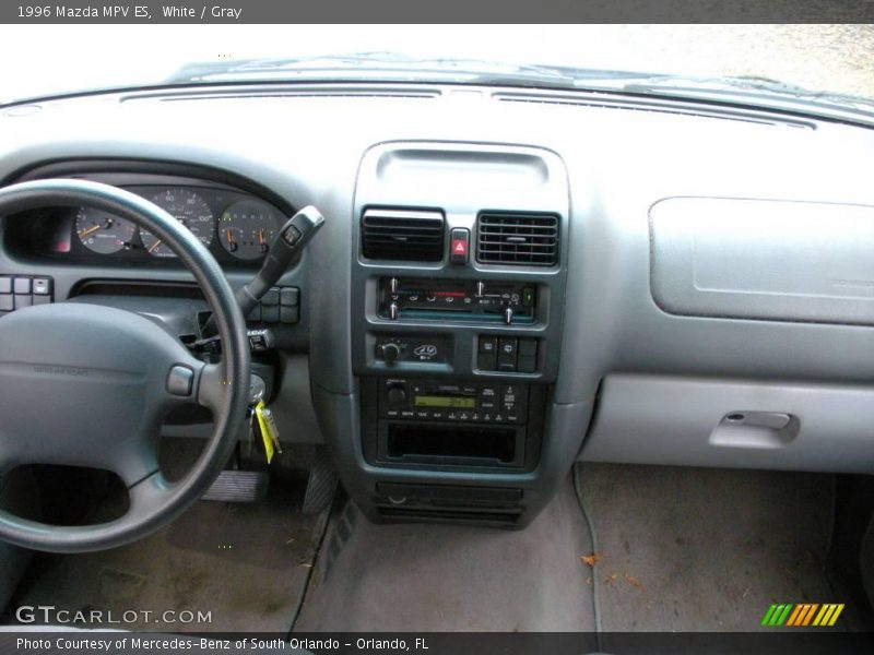 White / Gray 1996 Mazda MPV ES