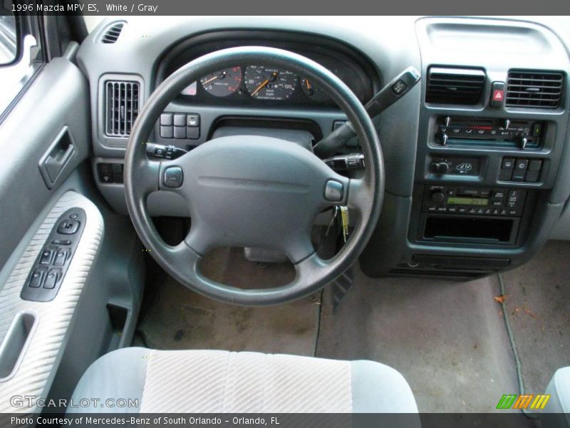 White / Gray 1996 Mazda MPV ES