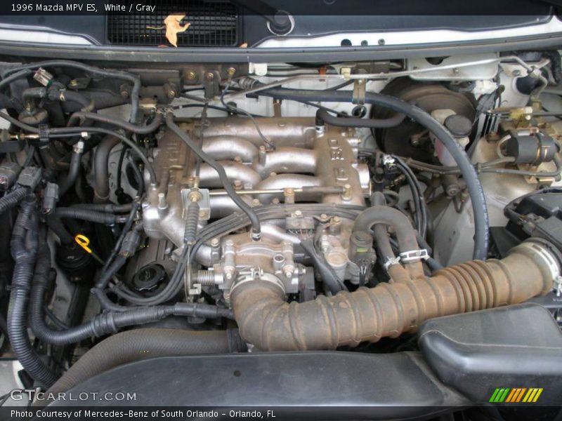 White / Gray 1996 Mazda MPV ES