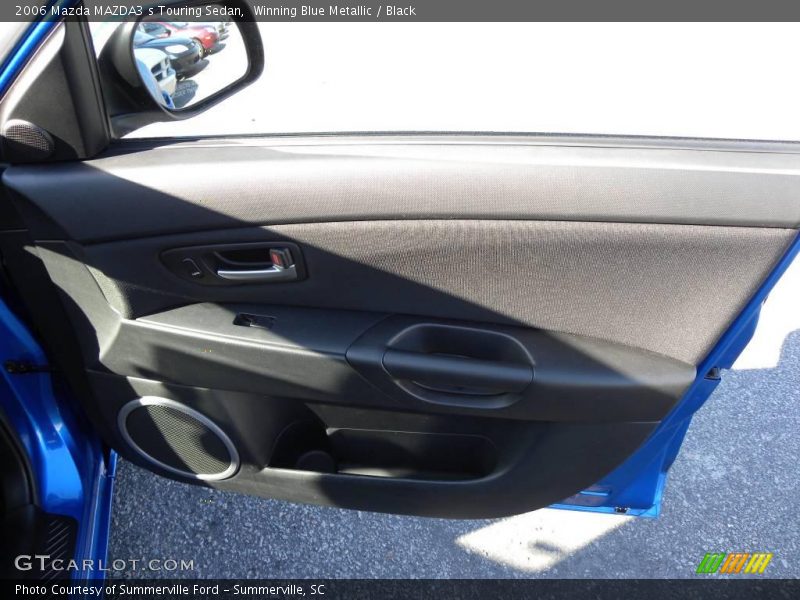 Winning Blue Metallic / Black 2006 Mazda MAZDA3 s Touring Sedan