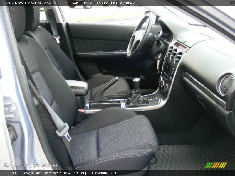 Liquid Platinum Metallic / Black 2007 Mazda MAZDA6 MAZDASPEED6 Sport