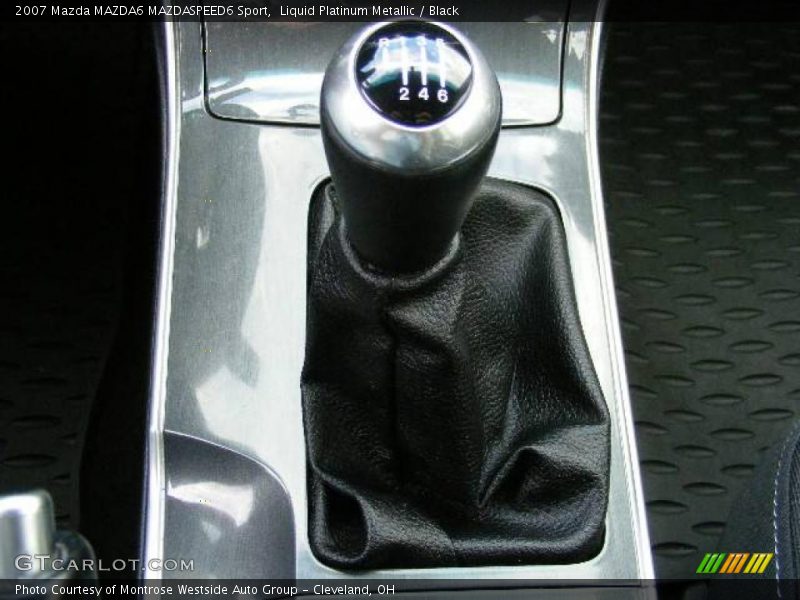 Liquid Platinum Metallic / Black 2007 Mazda MAZDA6 MAZDASPEED6 Sport