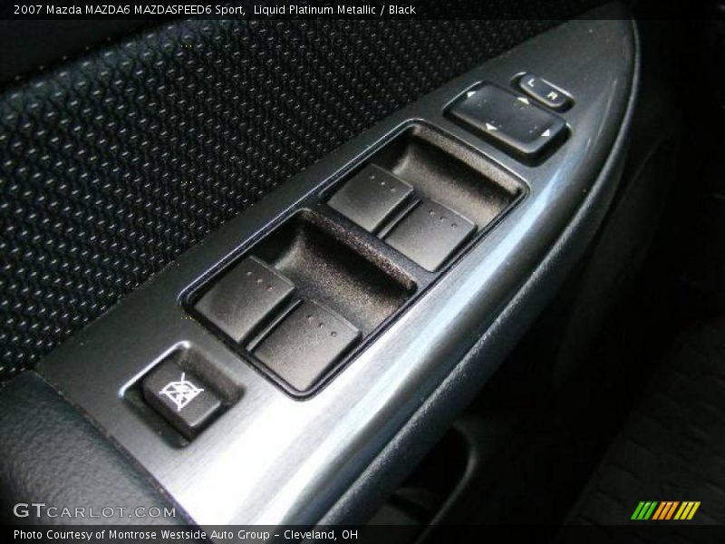 Liquid Platinum Metallic / Black 2007 Mazda MAZDA6 MAZDASPEED6 Sport