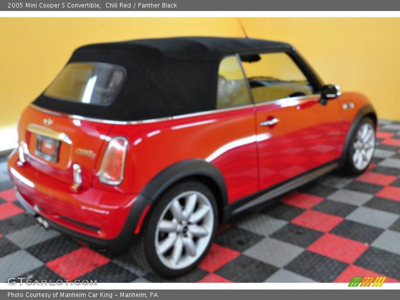 Chili Red / Panther Black 2005 Mini Cooper S Convertible