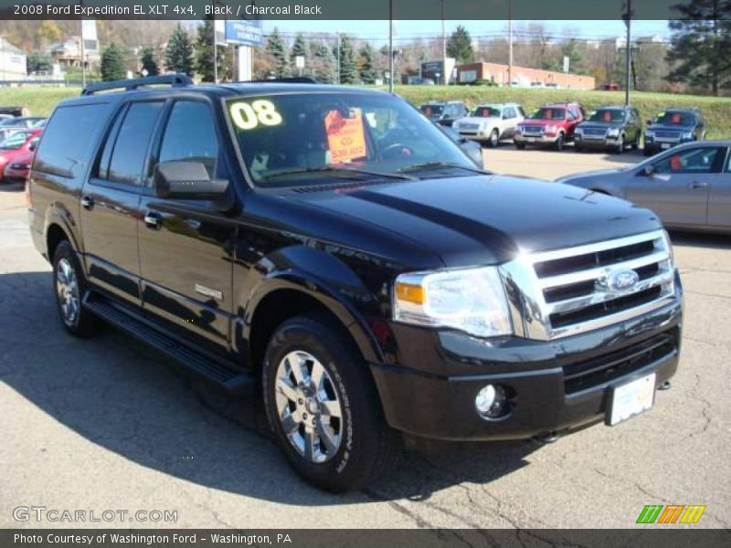 Black / Charcoal Black 2008 Ford Expedition EL XLT 4x4