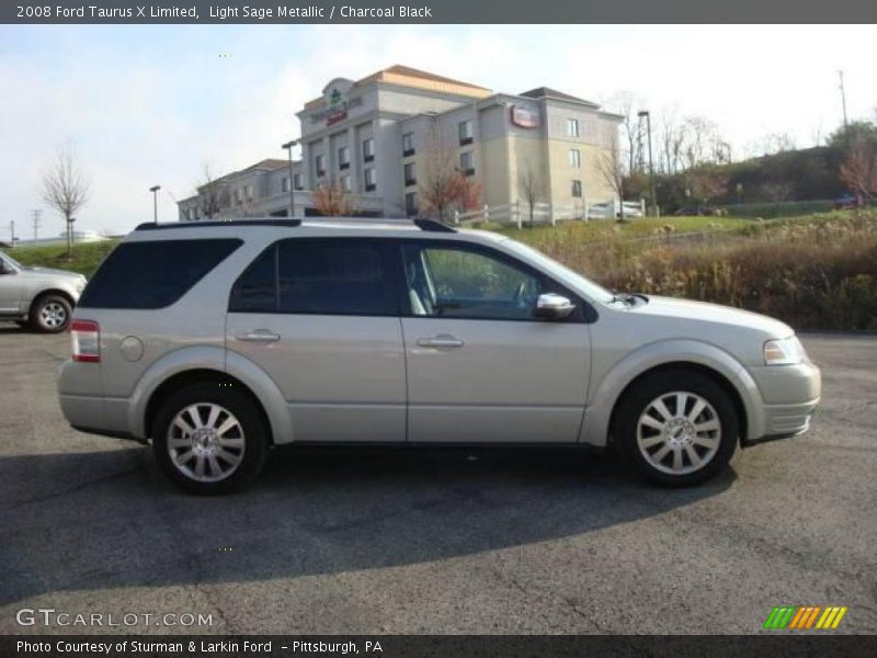 Light Sage Metallic / Charcoal Black 2008 Ford Taurus X Limited