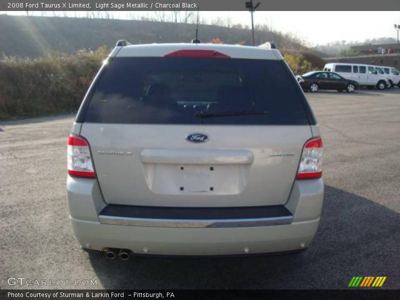 Light Sage Metallic / Charcoal Black 2008 Ford Taurus X Limited