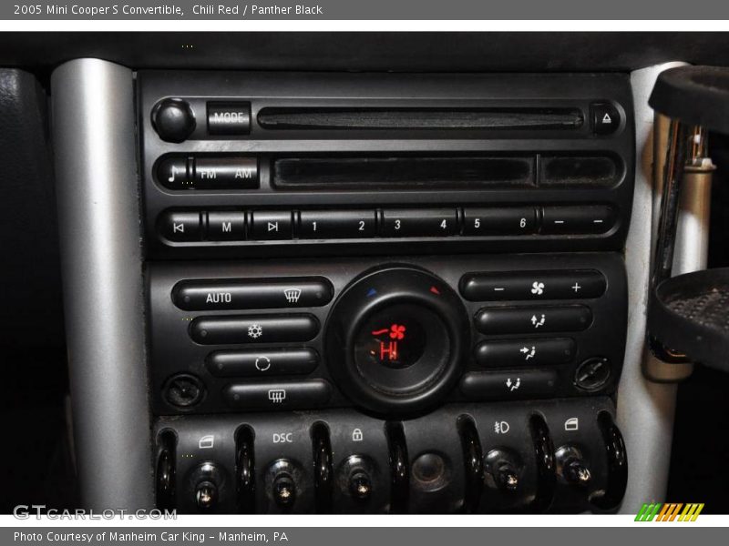 Chili Red / Panther Black 2005 Mini Cooper S Convertible