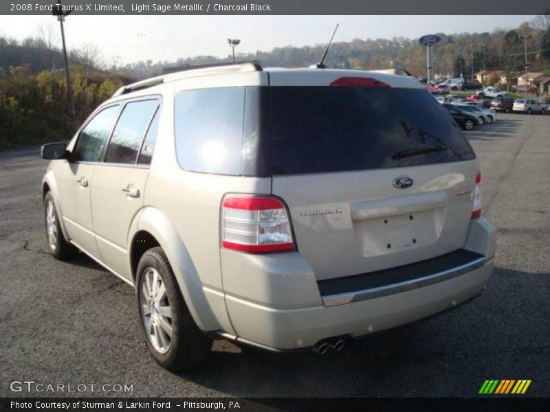 Light Sage Metallic / Charcoal Black 2008 Ford Taurus X Limited