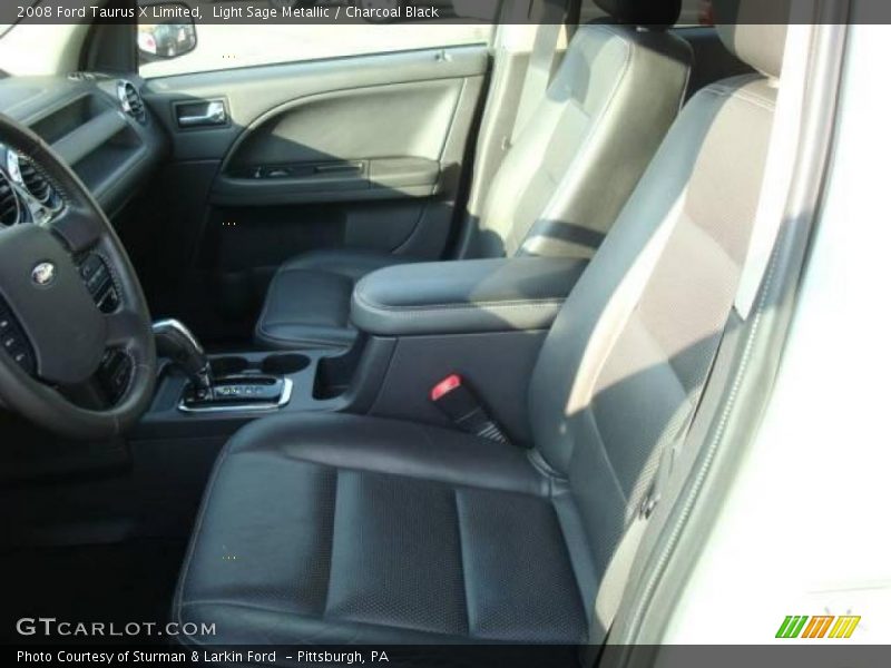 Light Sage Metallic / Charcoal Black 2008 Ford Taurus X Limited