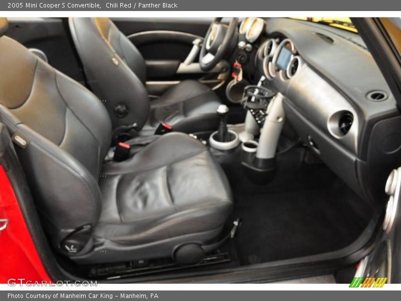 Chili Red / Panther Black 2005 Mini Cooper S Convertible