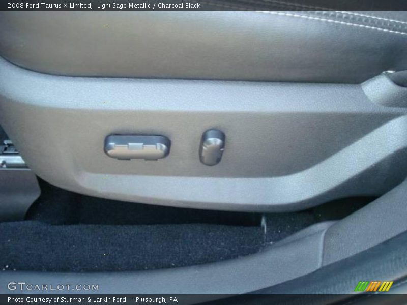 Light Sage Metallic / Charcoal Black 2008 Ford Taurus X Limited