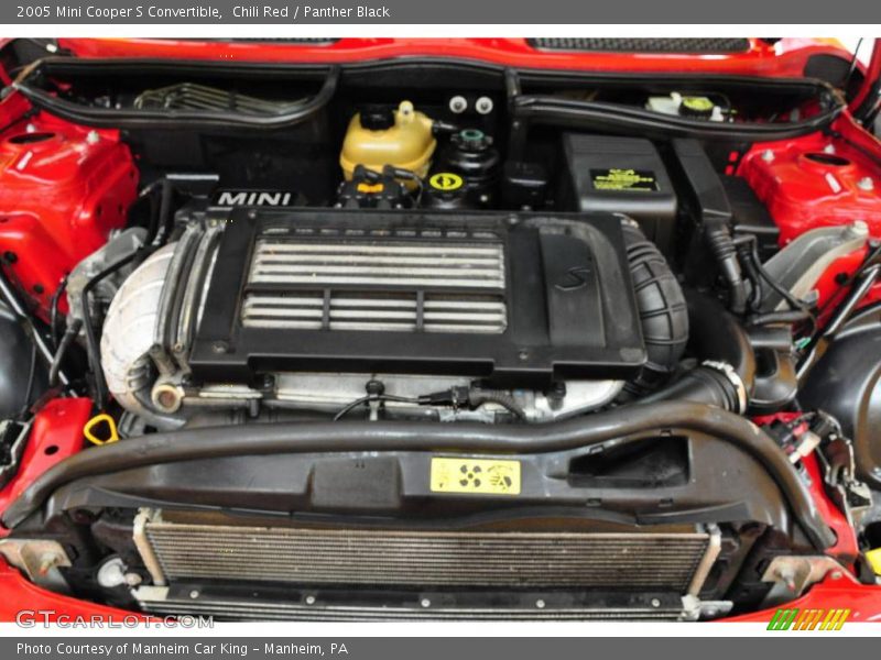 Chili Red / Panther Black 2005 Mini Cooper S Convertible