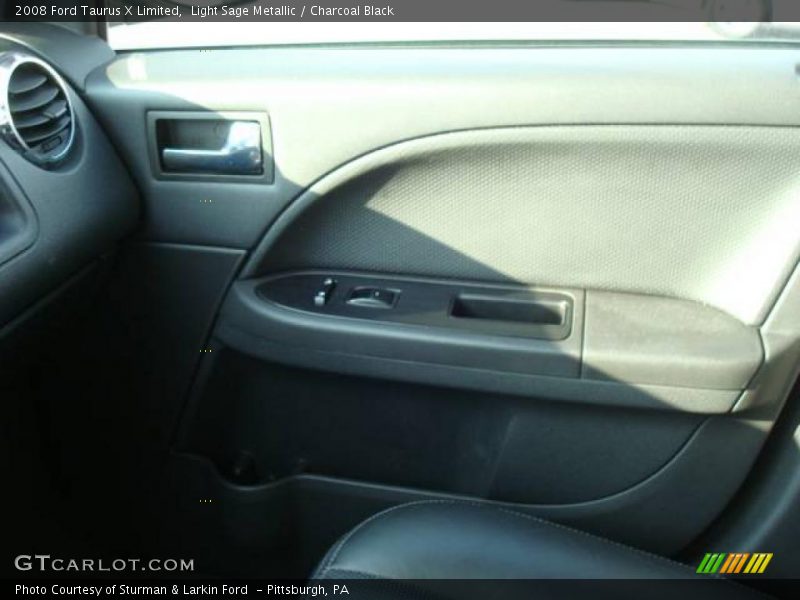 Light Sage Metallic / Charcoal Black 2008 Ford Taurus X Limited