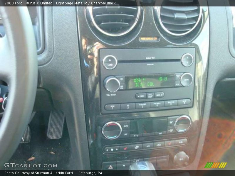 Light Sage Metallic / Charcoal Black 2008 Ford Taurus X Limited