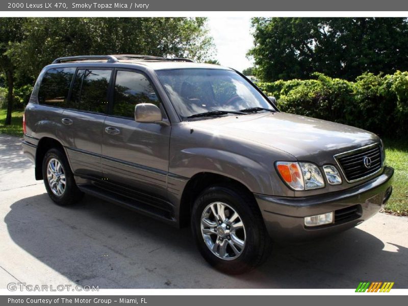 Smoky Topaz Mica / Ivory 2000 Lexus LX 470