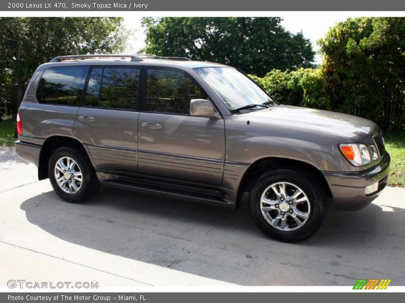 Smoky Topaz Mica / Ivory 2000 Lexus LX 470