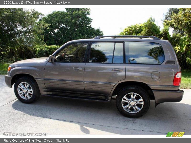 Smoky Topaz Mica / Ivory 2000 Lexus LX 470