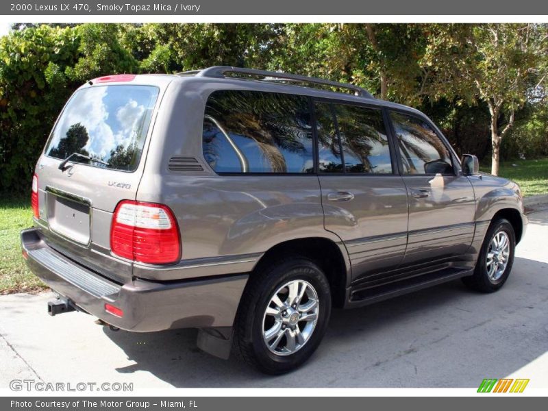 Smoky Topaz Mica / Ivory 2000 Lexus LX 470